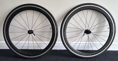 Bontrager Aeolus Comp 5 - Clincher 50mm Aero Wheels Rim Brakes.