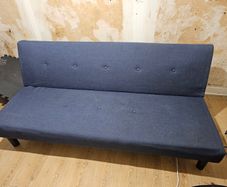 Blue Double Sofa Bed