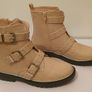 SCHUH Pale Pink Multi Buckle Girls Youth Boots Size UK5 EU38 New With Box CAN POST Image 2