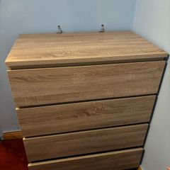 JYSK Limfjorden 4-drawer chest in a light oak color