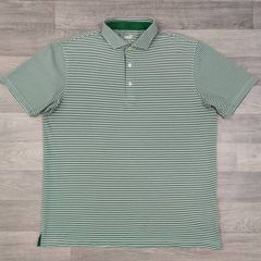 Puma Golf Striped Polo Shirt Mens Large