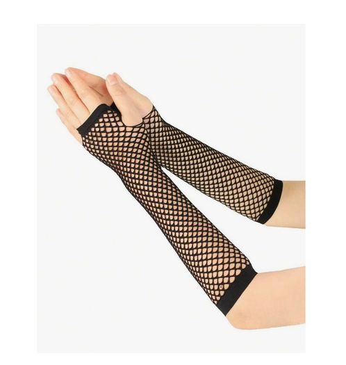 Funky Black Fishnet Gloves - nice gift idea