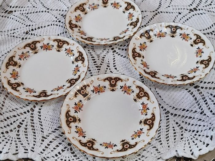 Vintage "Balmoral " bone china salad plates