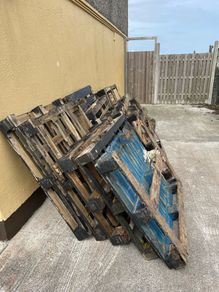 Pallets free to take first come first serve