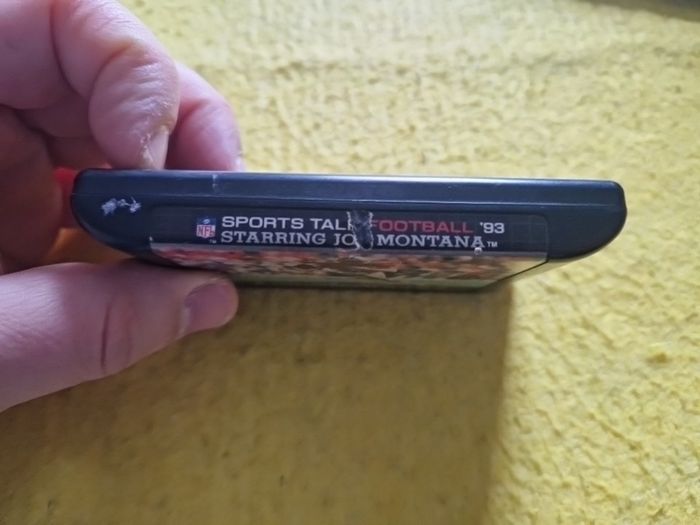 NFL Sports Talk Football 93 Star ring Joe Montana Arcade Retro Games Original