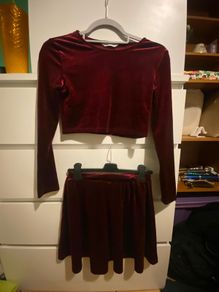 Girls two piece top and skirt