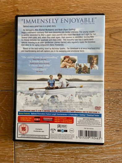 The Notebook DVD