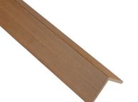 main image for ad 26mm Exterior Composite Wall Panel Edge Piece Teak 290x6x6cm