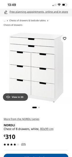 Chest of drawers