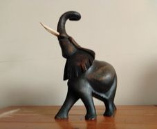 Large Wooden Elephant