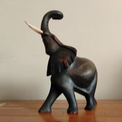 Large Wooden Elephant