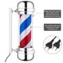 Rotating Strips LED Barber Pole Light Red White Blue Image 6
