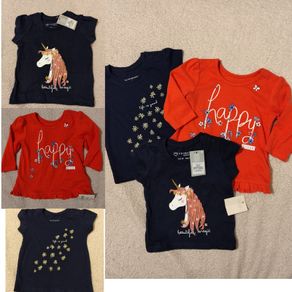 3 Cotton Tops, New With Tags