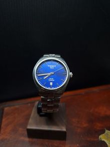 Tissot PR100 Titanium Swiss Watch  Blue Dial