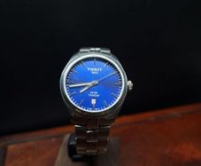 Tissot PR100 Titanium Swiss Watch  Blue Dial