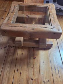 Solid Rustic Pine Coffee Table