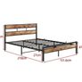 King Size Metal Bed Frame Image 7