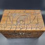 Antique Chinese Carved Wooden Large Box Image 3