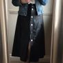Faux Leather Midi Savida Skirt Image 5