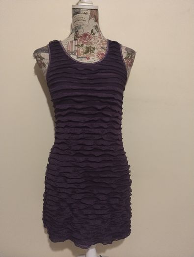 Beautiful Purple Ruffle Dress