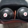 Pair of Vintage Thomas Taylor Lignoid Bowls (Size 5) + Real Leather Bag Image 2
