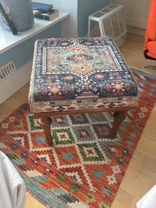 Turkish Ottoman footstool
