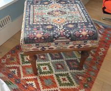 Turkish Ottoman footstool
