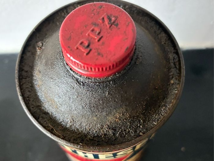 Vintage French Leather Treatment Tin