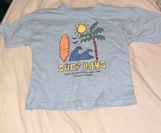Surf days tshirt 12 -18 months