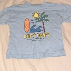 Surf days tshirt 12 -18 months