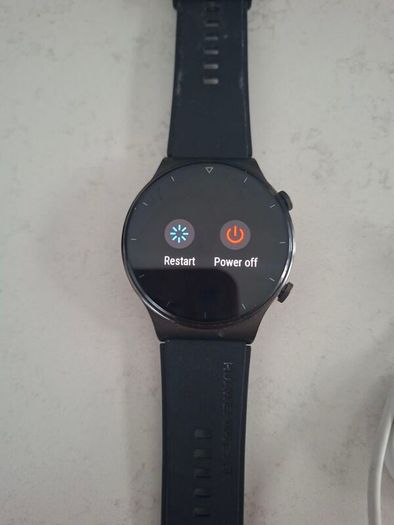 Huawei GT2 Pro Smartwatch in very good condition - Works perfectly and comes with its original wireless charger with a USB A connection.  46mm Diameter face which is very comfortable and looks good. Battery life excellent, Extra strap in brown