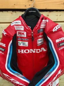Jack Kennedy original motorcycle leathers