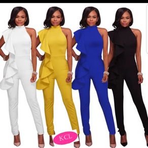 Frill Detailed Jumpsuit