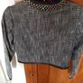 Ladies Black check Dress Jacket Size 10 Image 4