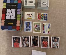 Panini World Cup Tin, Stickers 350 and 6 Coke Stickers