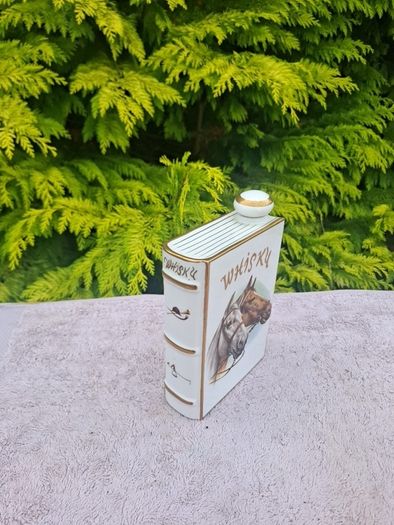 Whiskey book shape carafe postage possible