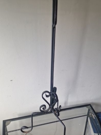 wrought iron candle holder