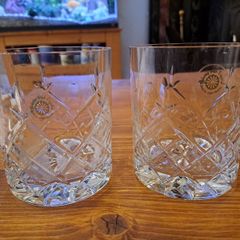 Pair of Galway Crystal Whiskey Tumblers