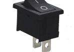 Switch 2 Pin 12V 110V 250V Black Snap-in Connectors On/Off Car Boat Rocker Switch