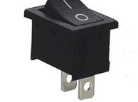 main image for ad Switch 2 Pin 12V 110V 250V Black Snap-in Connectors On/Off Car Boat Rocker Switch