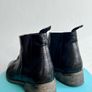 Jigsaw crinkle leather ankle boots 40/7 Image 9