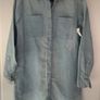 Bnwt gap stonewash shirt dress size small with pockets Image 9