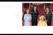 2000 Great Britain HM Queen Elizabeth The Queen Mother 100th Birthday Commemorative Stamps Miniature Sheet Royal Mail Addressed First Day Cover (FDC) with bureau cancel