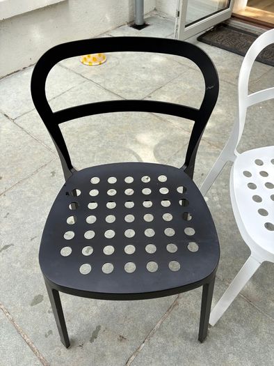Metal chairs