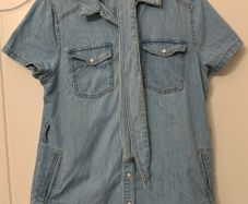 Denim Dress New Look