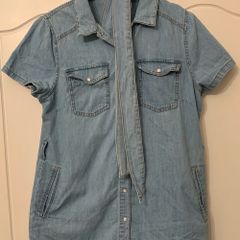 Denim Dress New Look