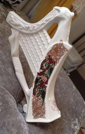 Cre Celtic Harp Ornament