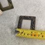 Set of 3 Ornate Black & Gold Small Photo Frame With  French bow , Largentiere, with the tagline ITALY STYLE. Image 4