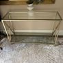 Julian Bowen gold console table Image 6