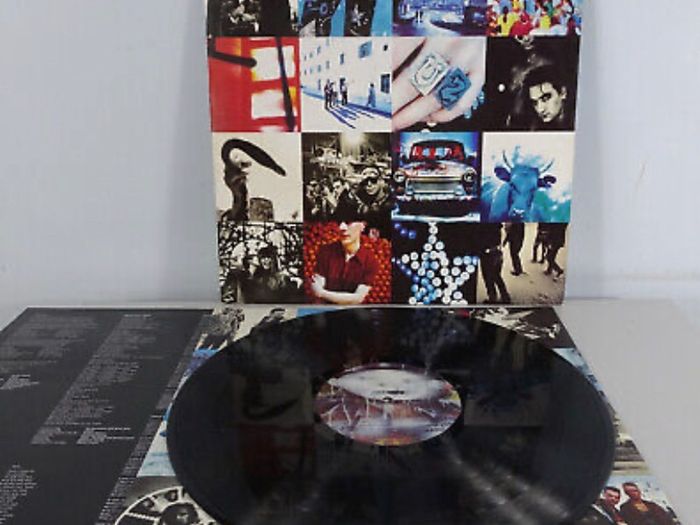 U2  - Achtung Baby Original 1991 First Press 12 inch Vinyl Album